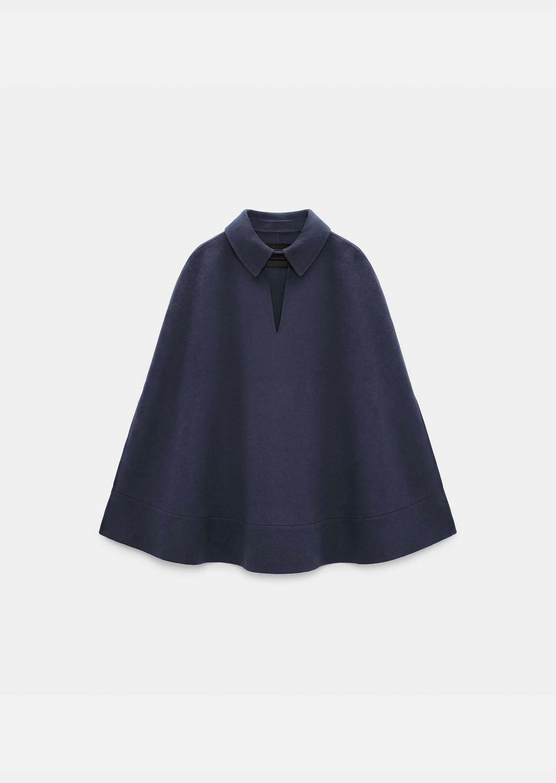 Maddie coat in denim blue wool by Tara Jarmon