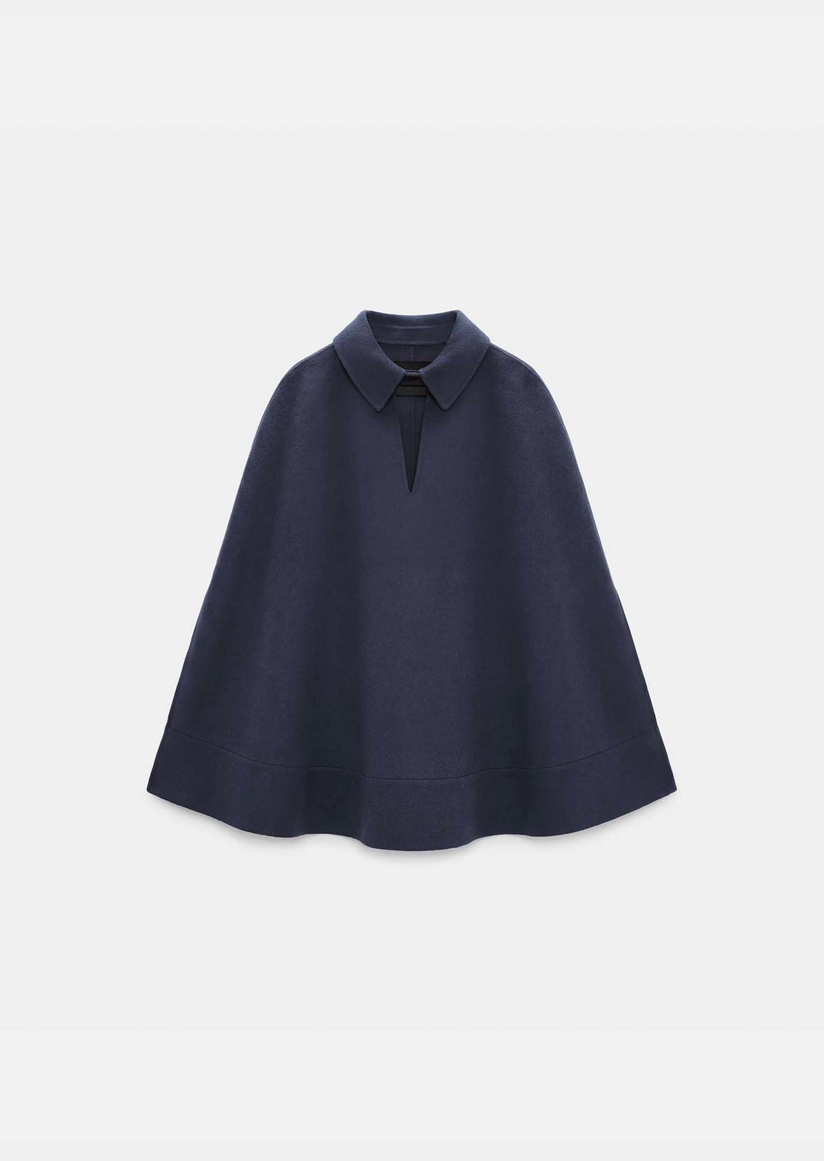 Maddie coat in denim blue wool by Tara Jarmon