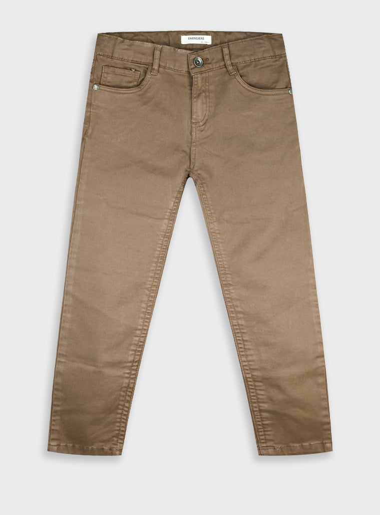 Cotton Boy Trousers - Sand