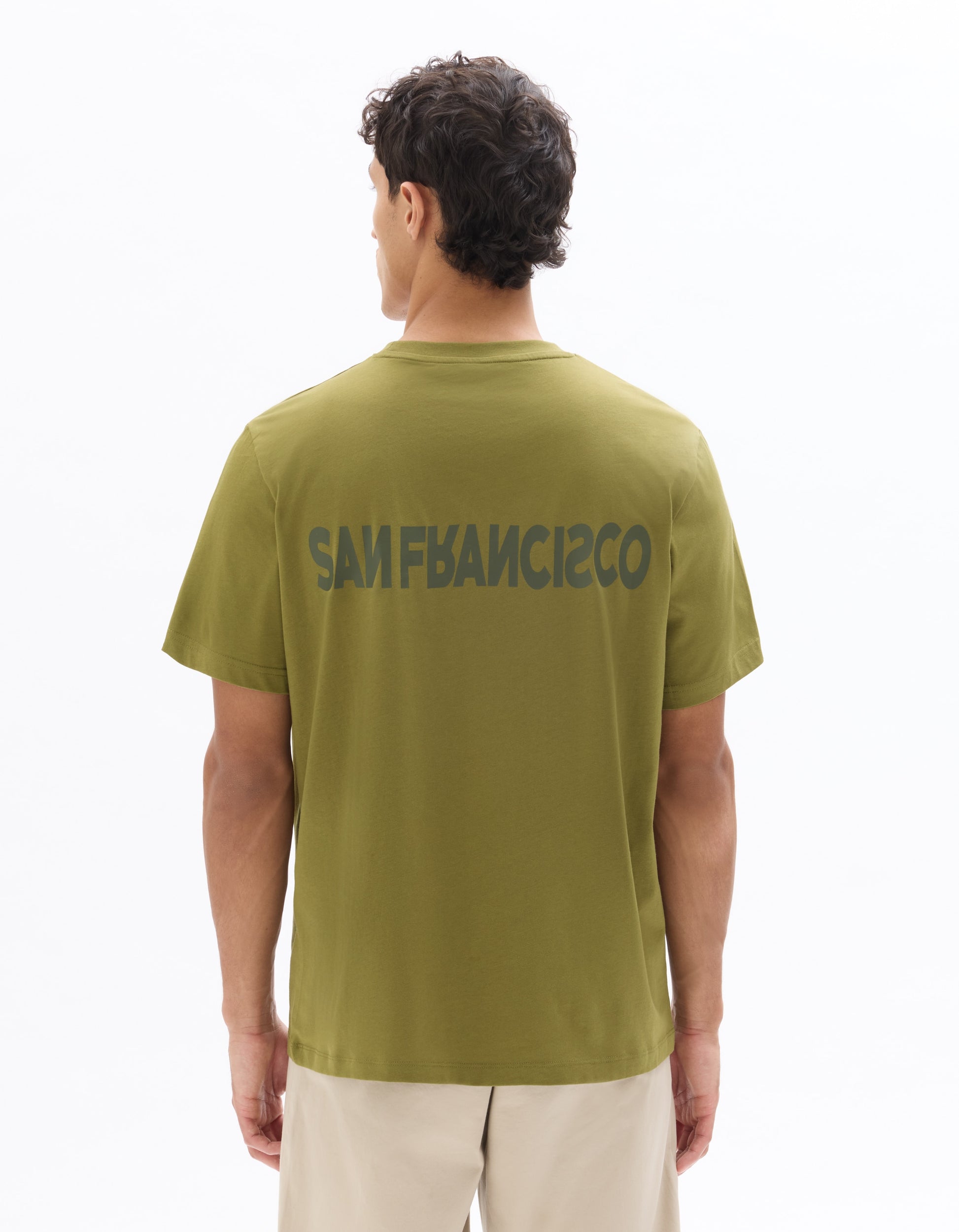Celio Cotton Short Sleeves Tshirt - Green