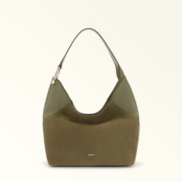 Furla Lara M Hobo Bag In Leather