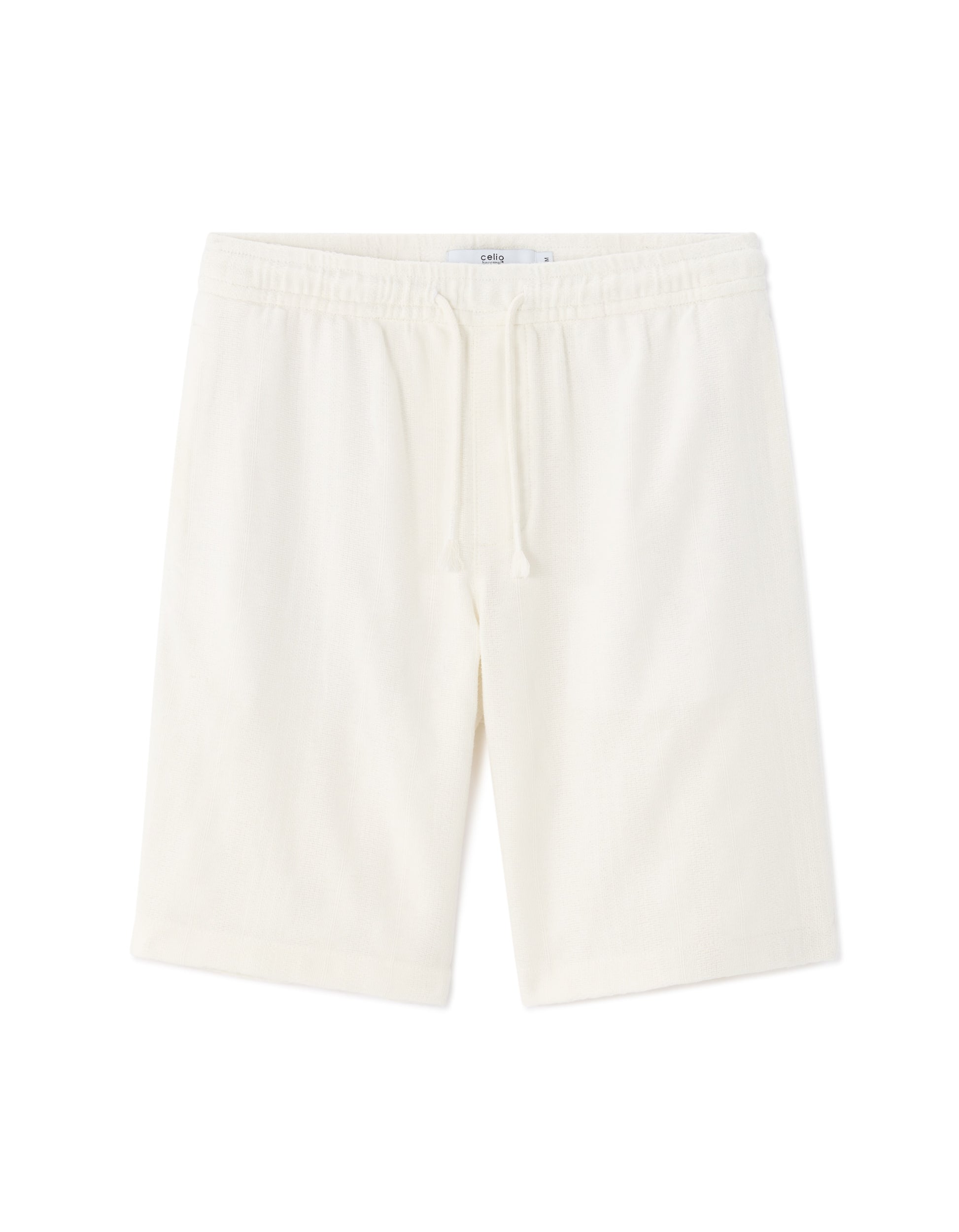 Celio Cotton Bermuda - White