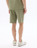 Textured 100% Cotton Khaki Bermuda Shorts Celio