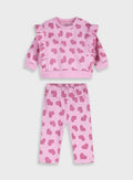  Multi Infant'S Set (Blouse,Trousers) For Girl