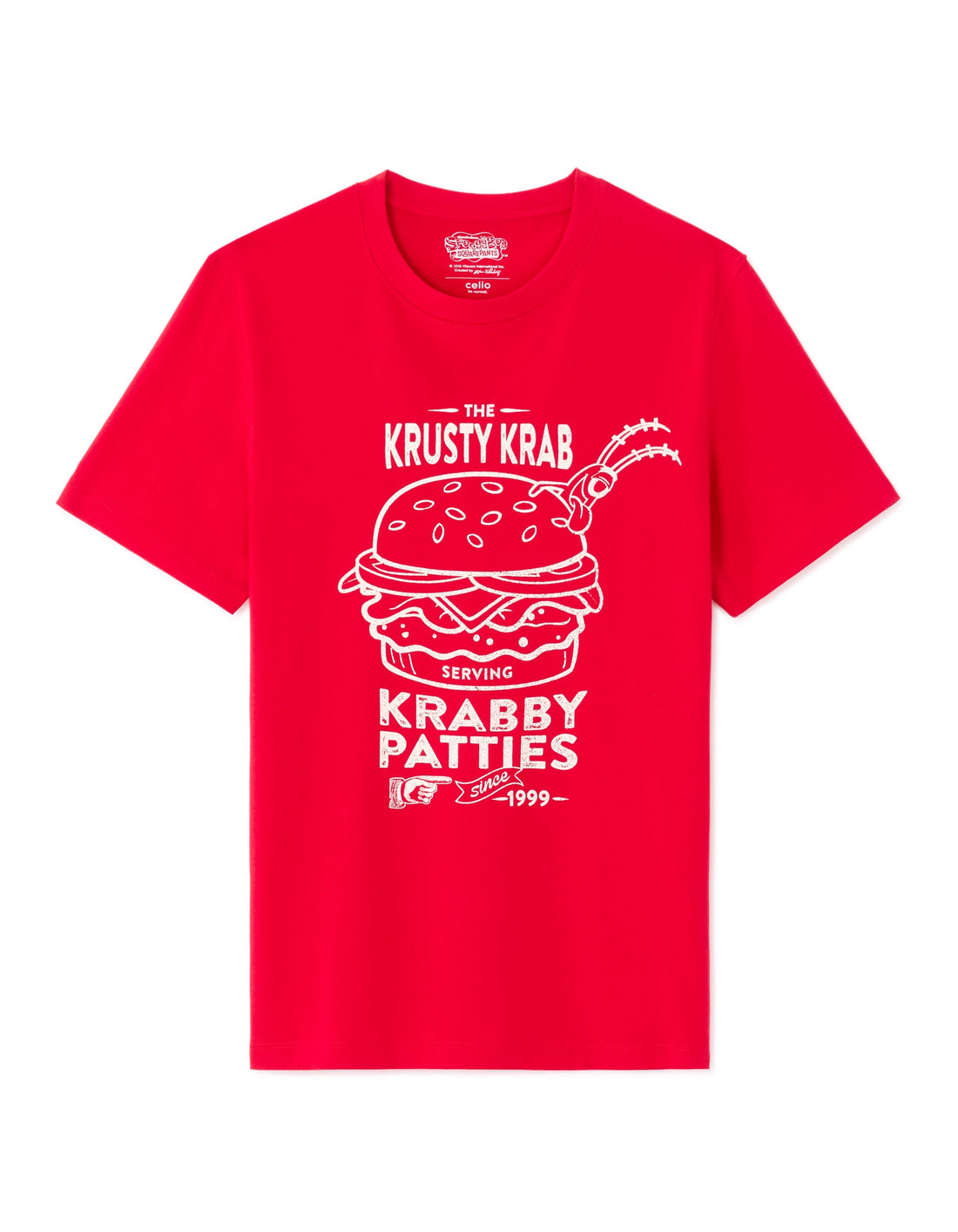 SpongeBob - Red T-shirt The Krusty Krab Celio