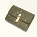 Furla Iride S Compact Wallet in Green - Wallets 
