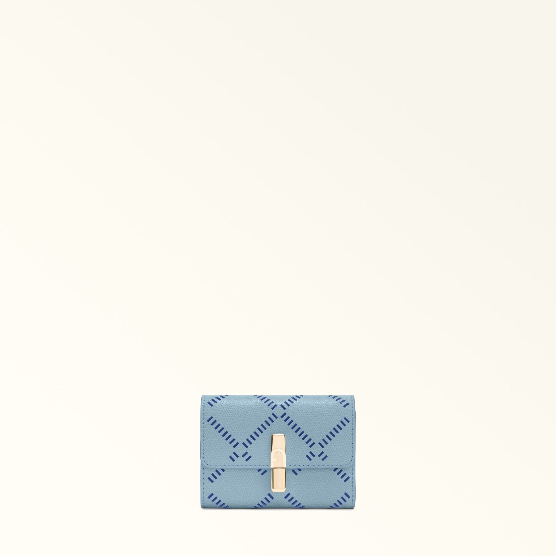 Furla Iride S Compact Wallet in Blue - Wallets 