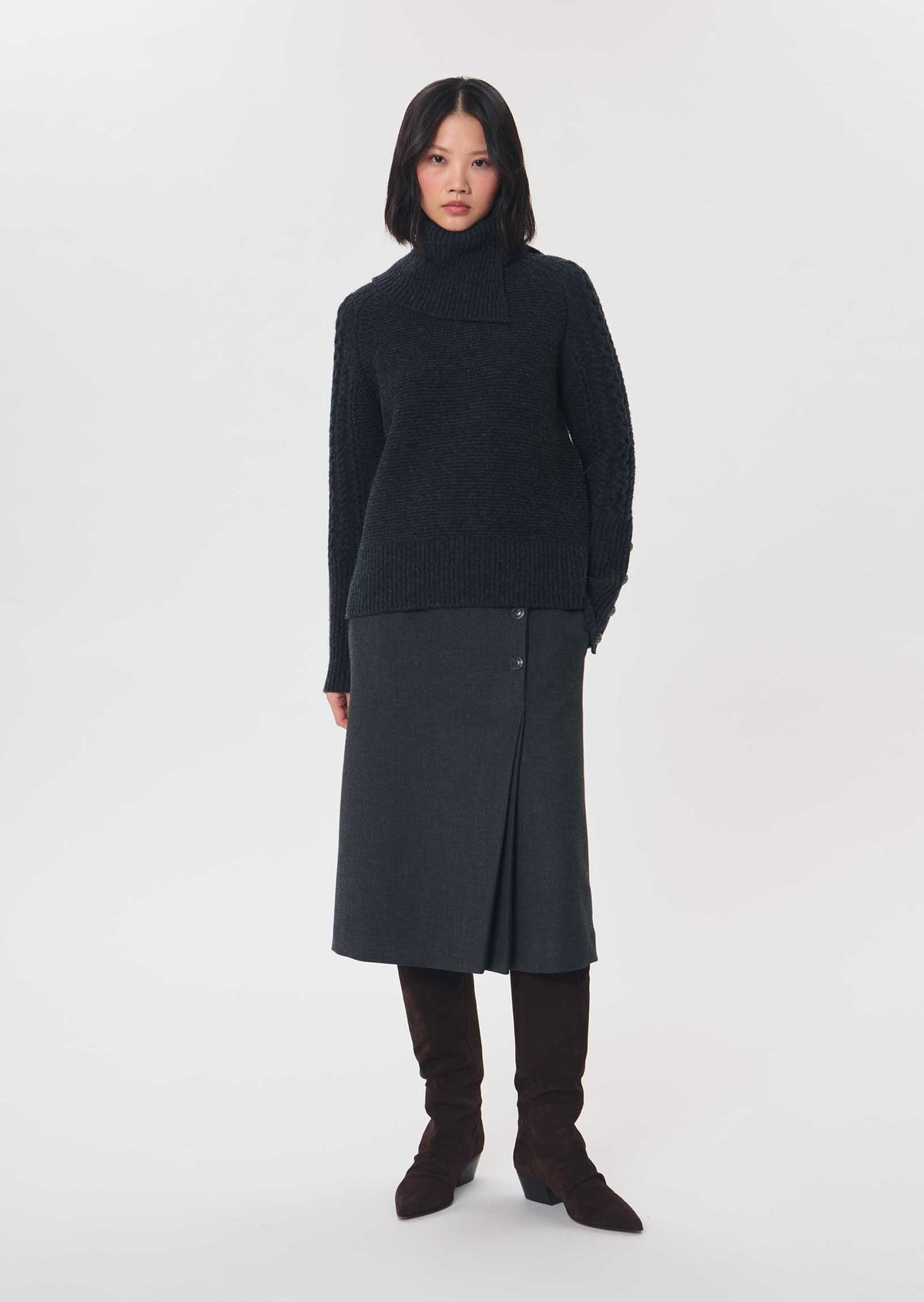 Pilou sweater in grey by Tara Jarmon