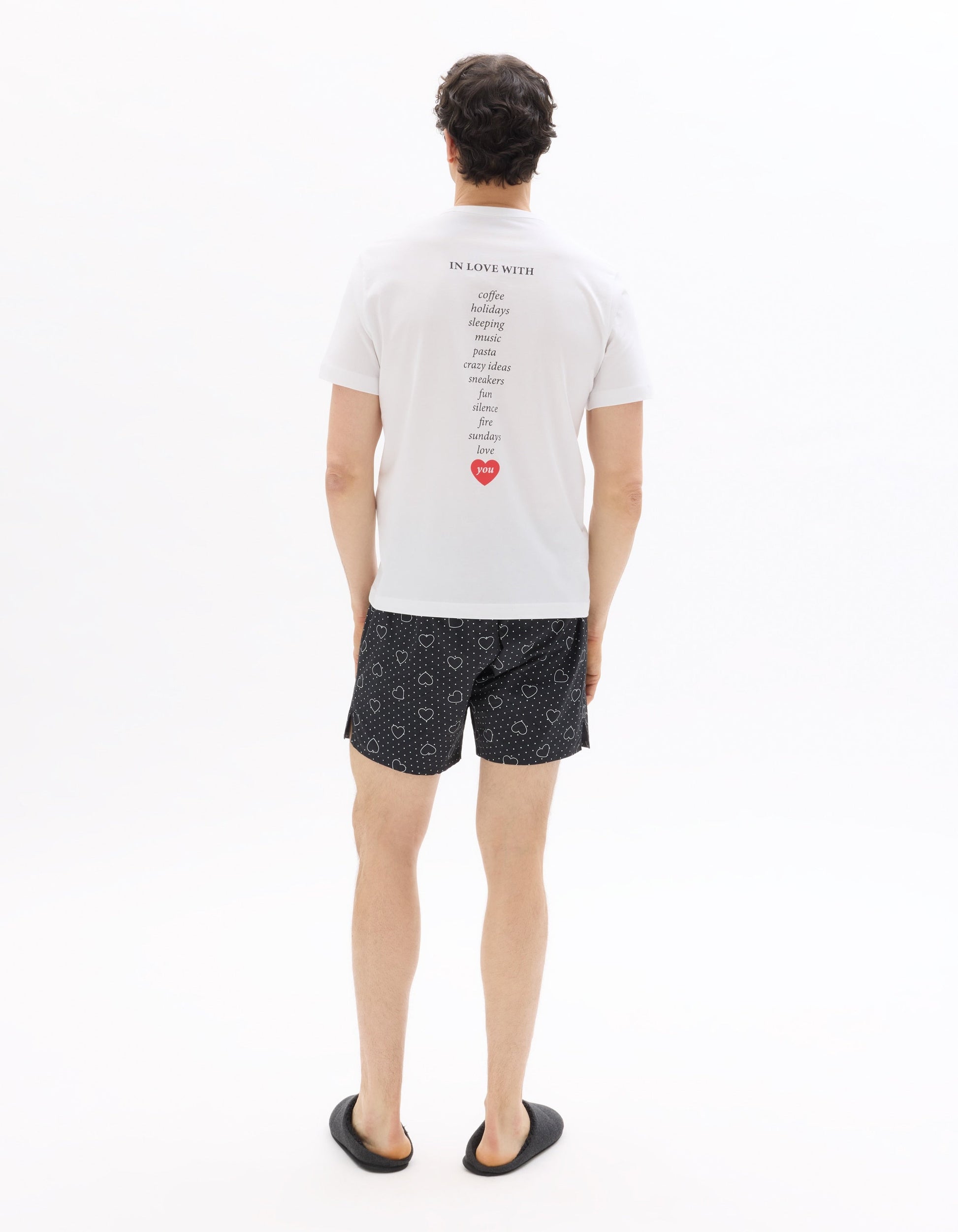Men's Valentine's Day Pajamas Celio