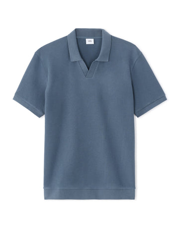 Regular fit waffle-knit polo shirt Celio