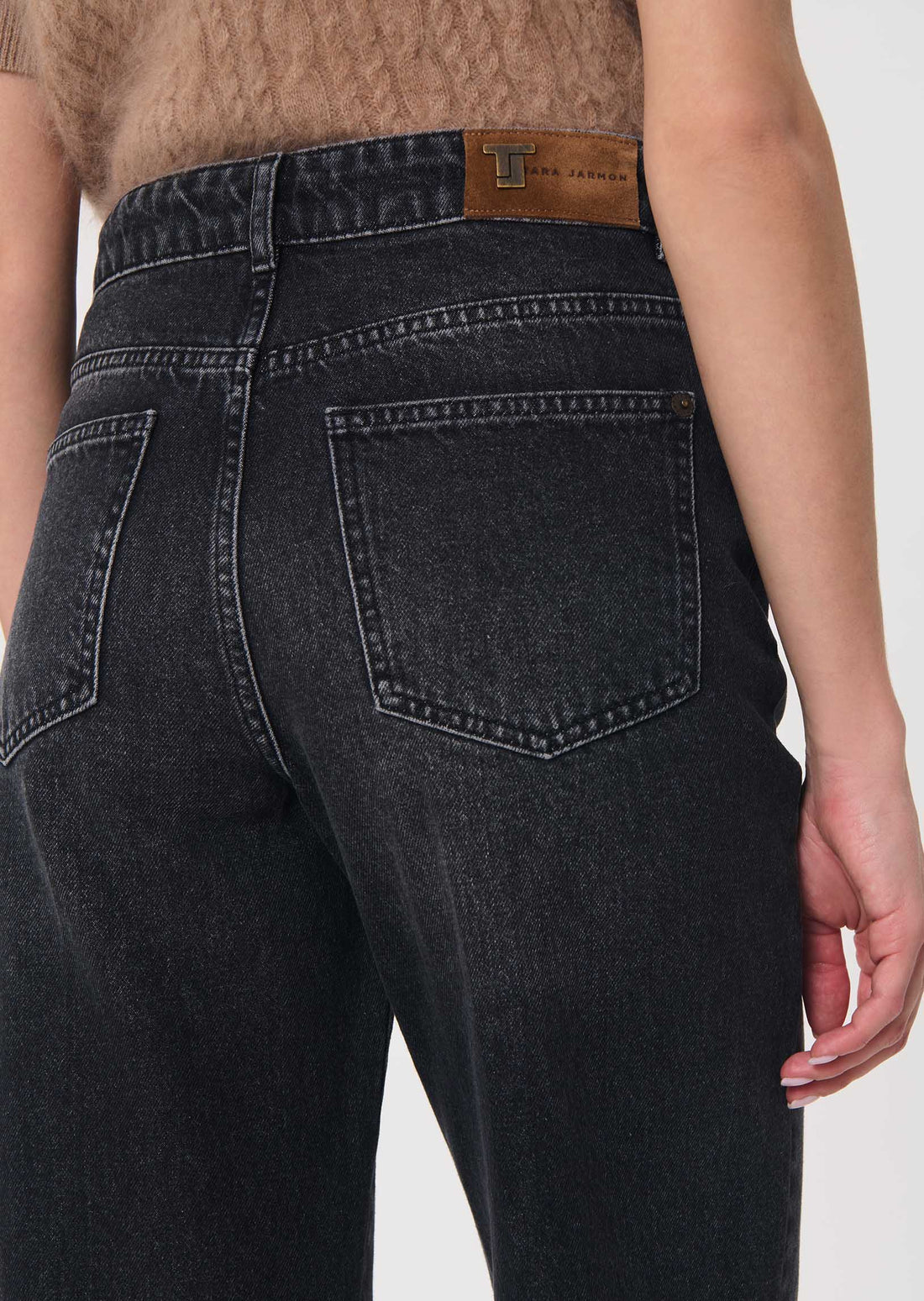 Joss jeans in grey cotton by Tara Jarmon