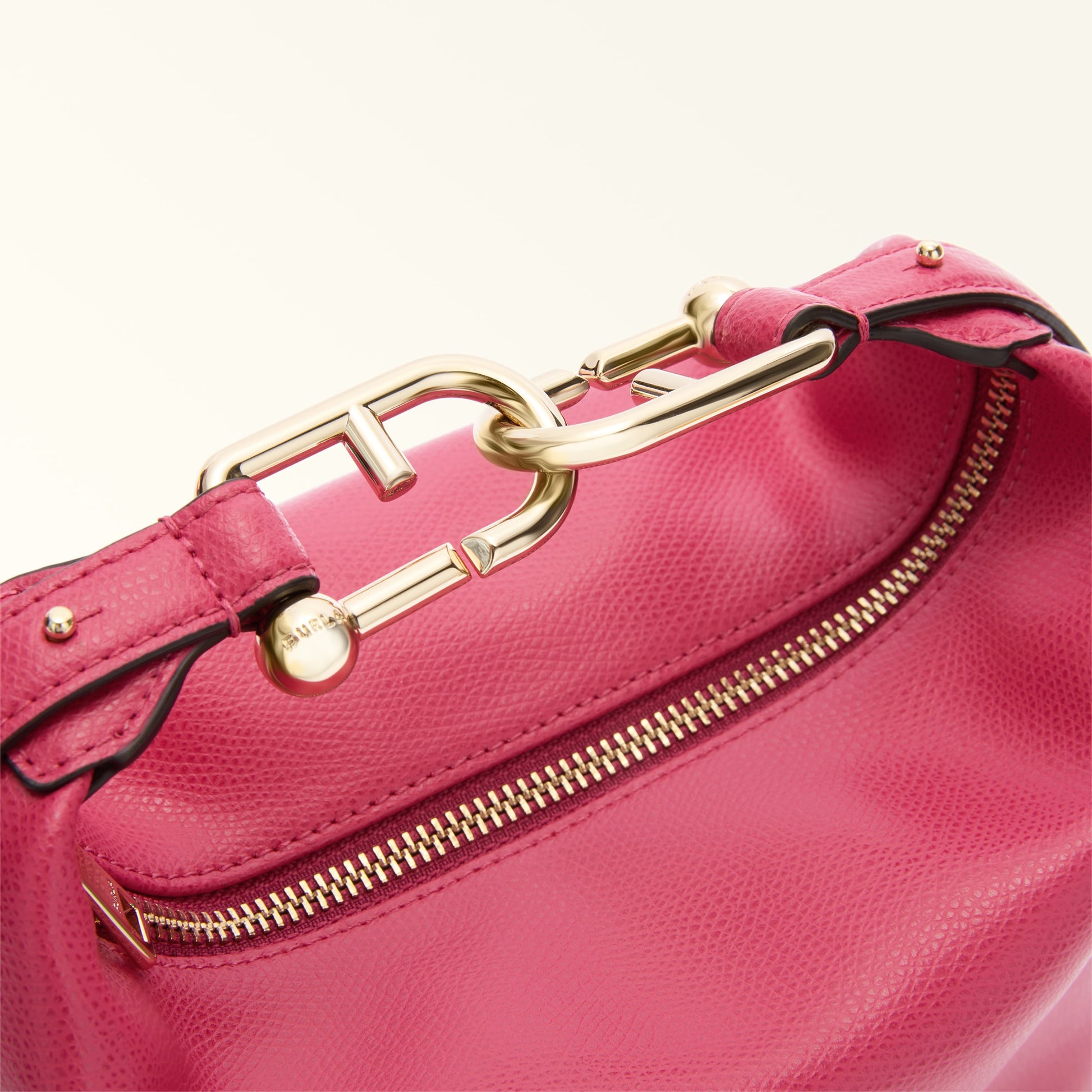 Furla Tonie Mini Hobo Bag In Leather