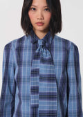 Christiane shirt in navy cotton by Tara Jarmon