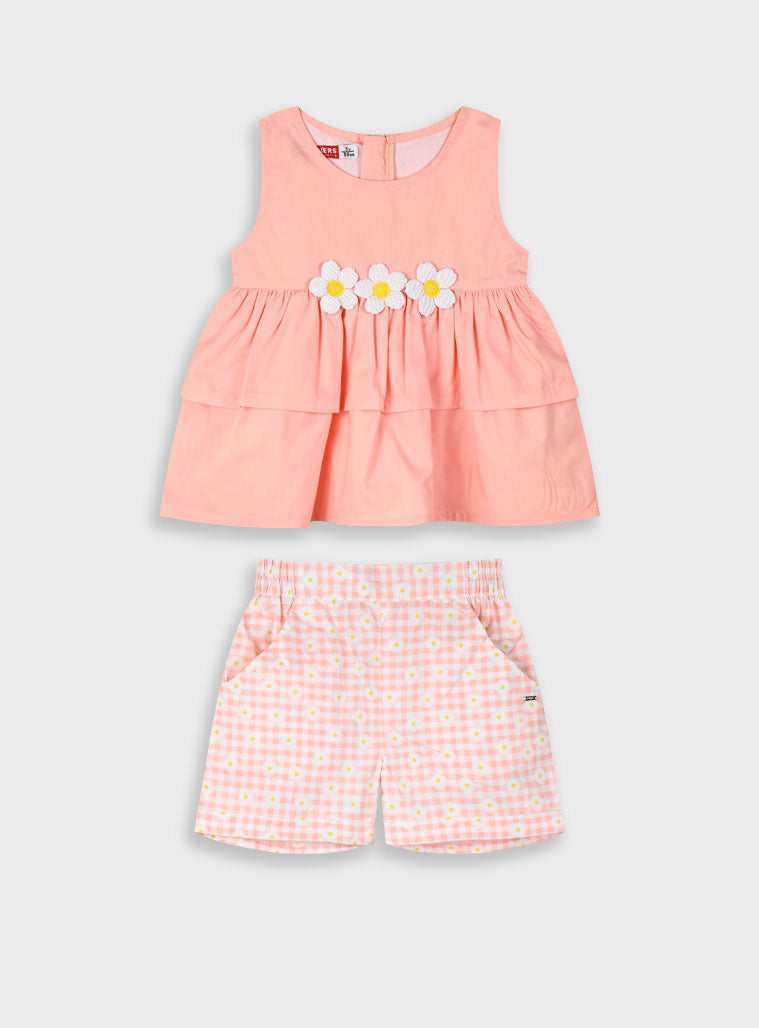 Set with applique for girls Energiers