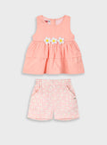 Set with applique for girls Energiers
