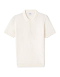 Beige Short Sleeves Polo for Men