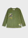 Cotton Boy Blouse - Khaki