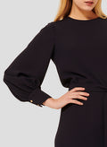 Rossini midnight blue crepe dress by Tara Jarmon Lebanon