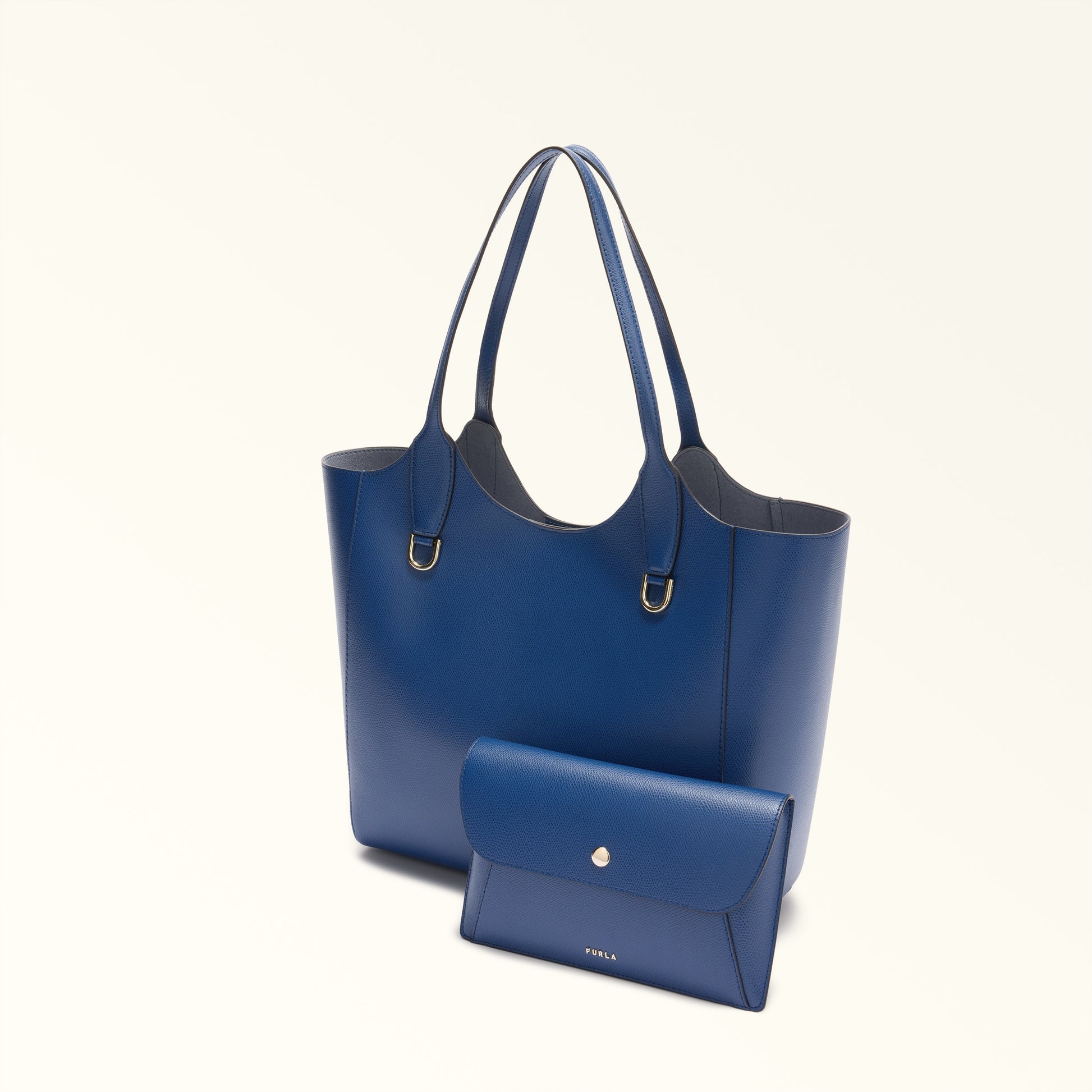 Furla Lea M Tote in Blue - Bags 