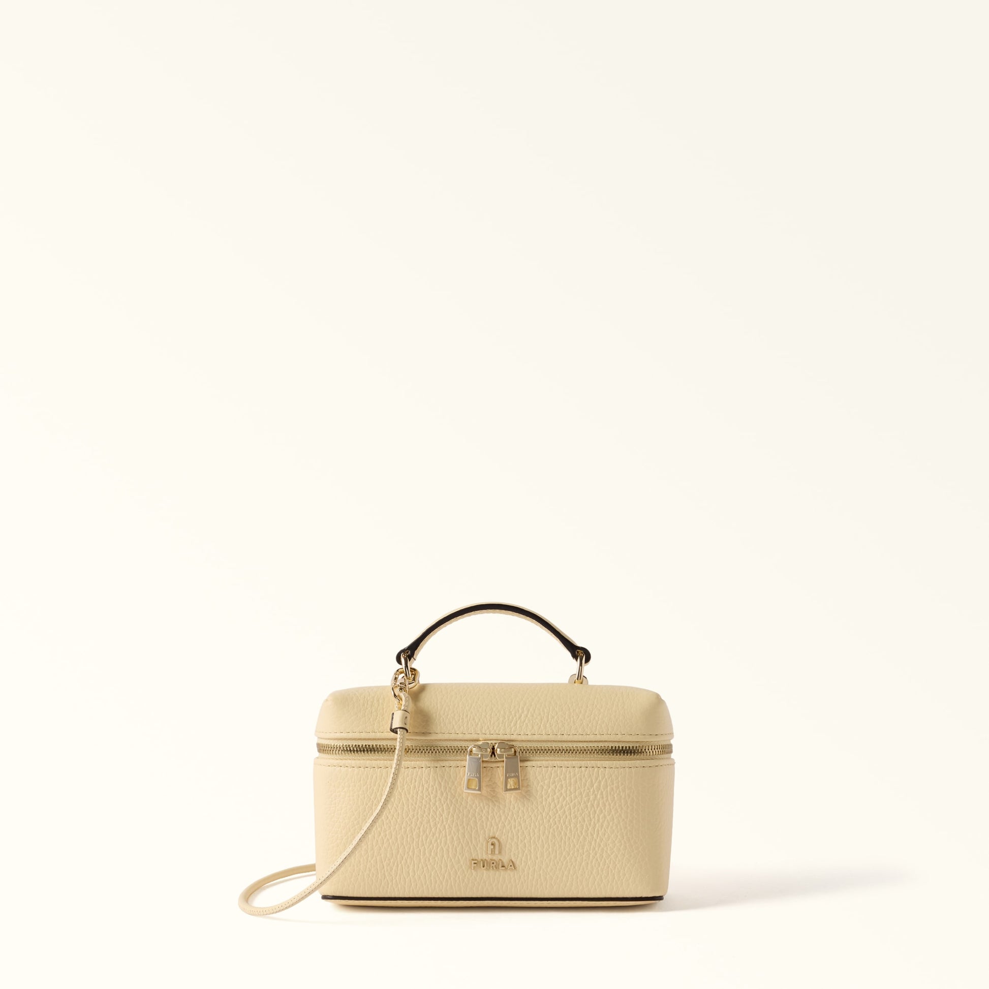 Furla Camelia Micro Vanity Case Crossbody in White - Bags 