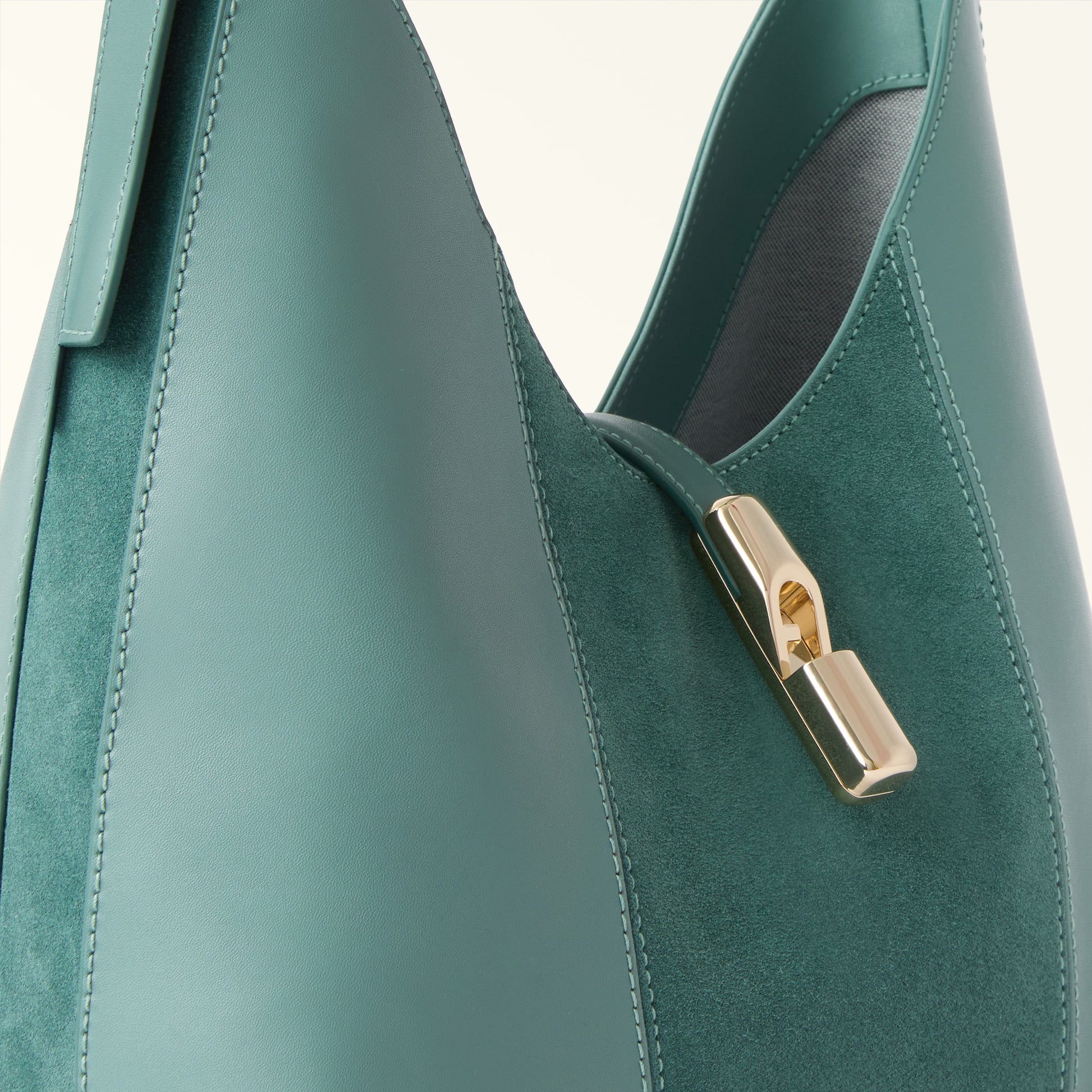 Furla Goccia M Hobo in Green - Bags 