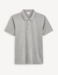 TEONE HEATHER GREY SS POLO - Celio lebanon