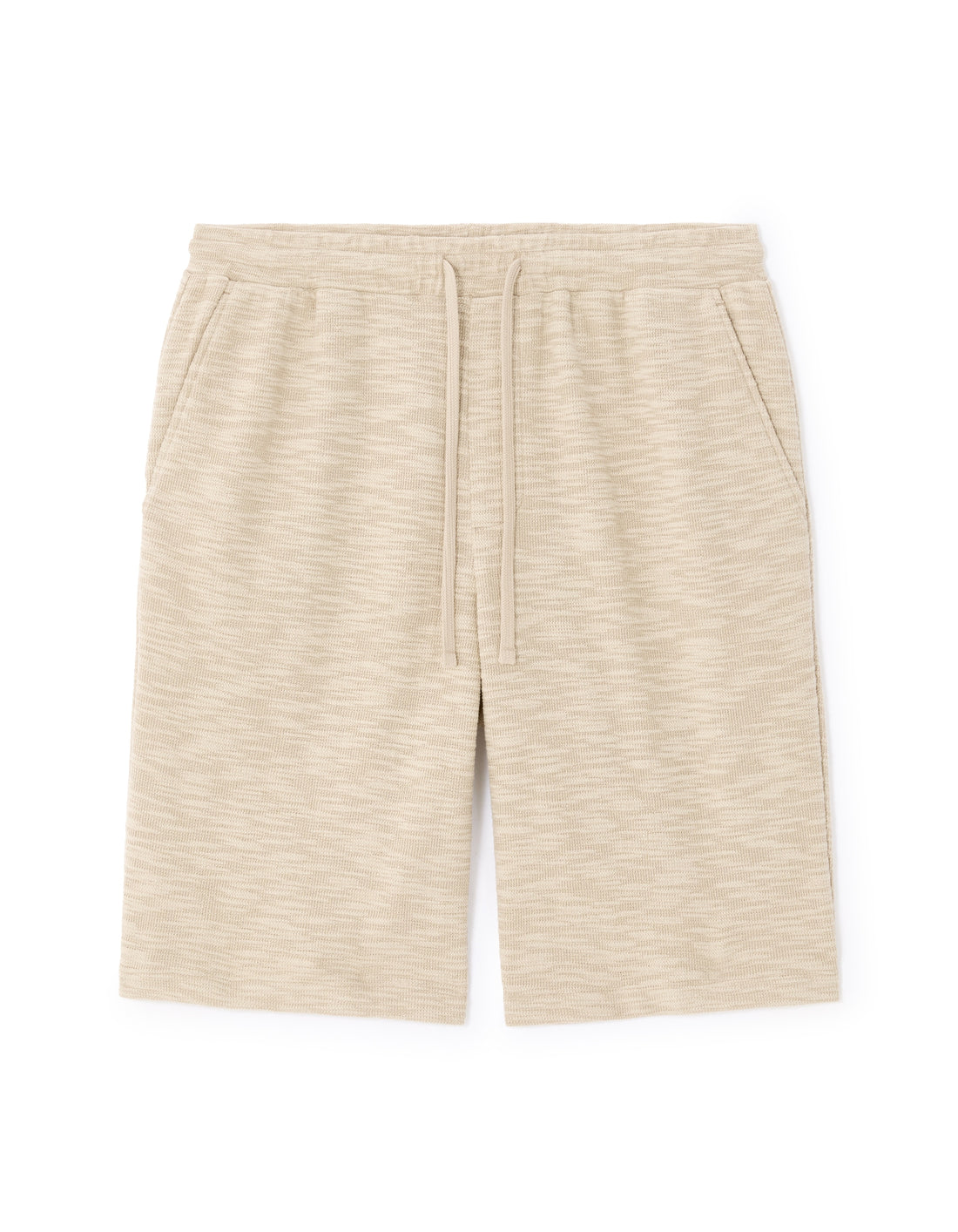 Celio Regular fit French terry Bermuda shorts - Beige