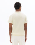 Celio Regular fit textured knit polo - White