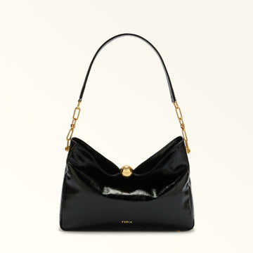 Furla Sfera Soft M Shoulder  Bag In Leather