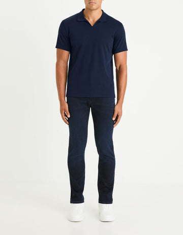 navy Short sleeves Polo