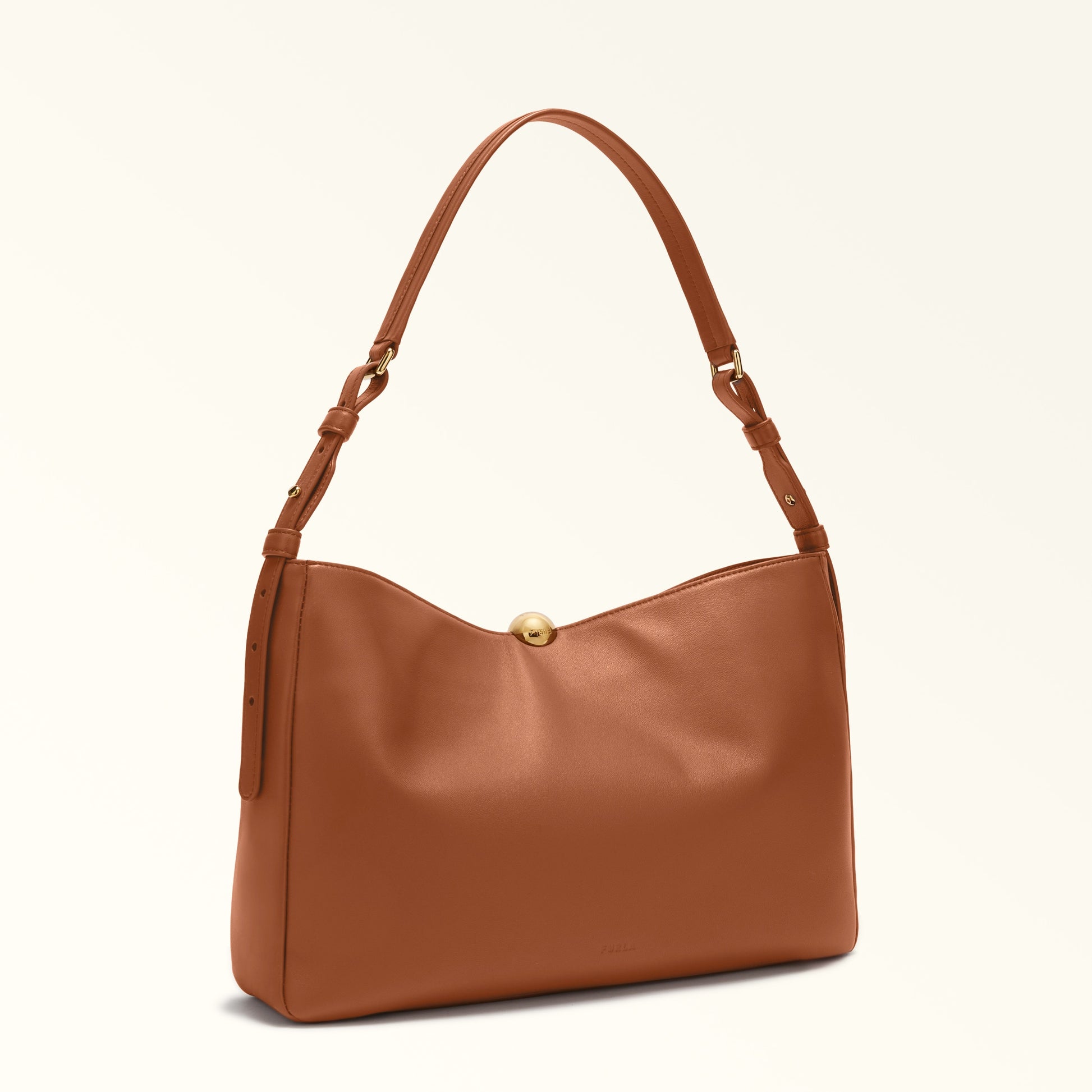 Shoulder Bag F5S-Furla Sfera Soft Cognac H