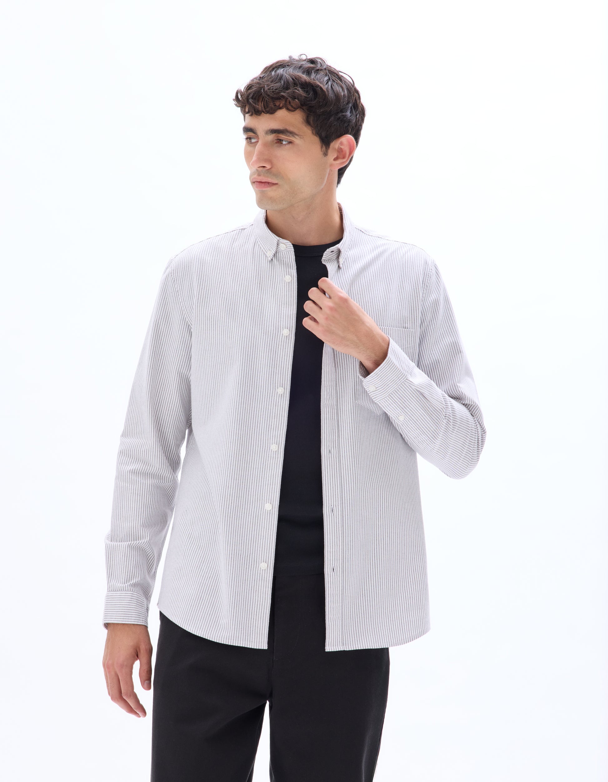 Bordeaux Fonce Long Sleeves Shirt - Celio Lebanon