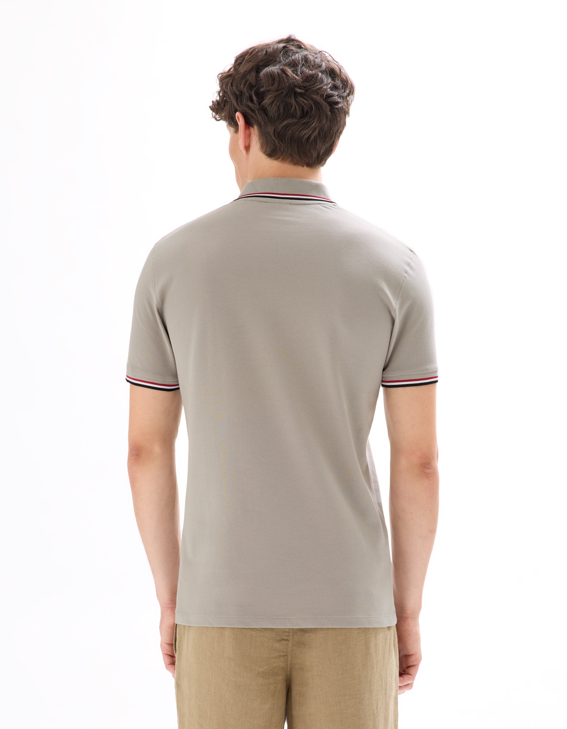Light Grey Short Sleeves Polo - Celio Lebanon