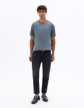 Celio Relaxed Fit 100% Cotton 7/8 Length Jeans - Black