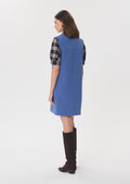 Riffi dress in denim blue by Tara Jarmon