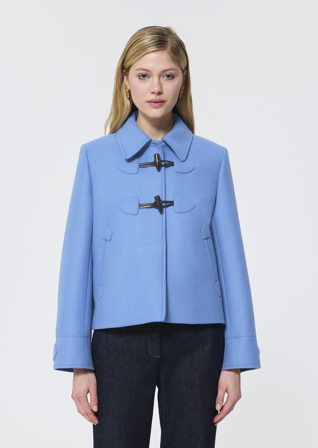 Manoel  horizon woollen cloth coat