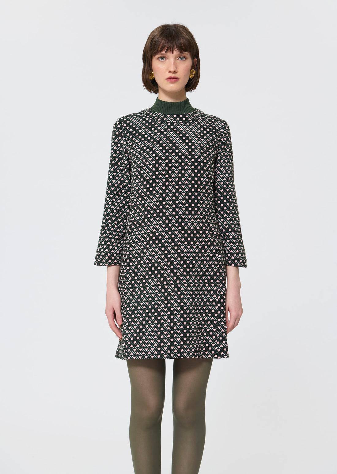 Rivanna  English green dress for women