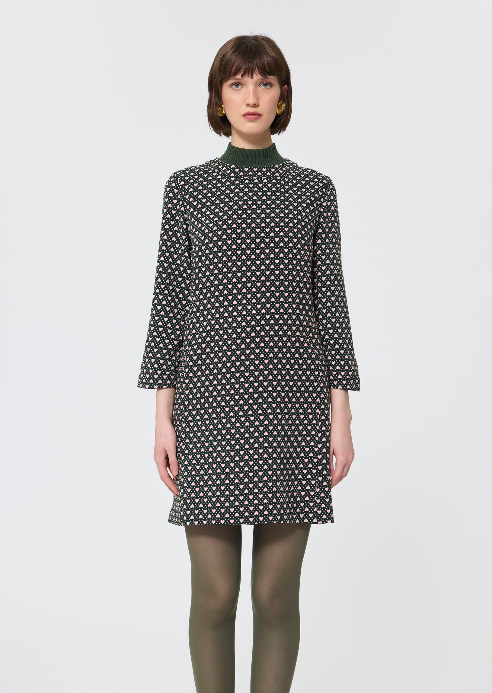 Rivanna  English green dress for women