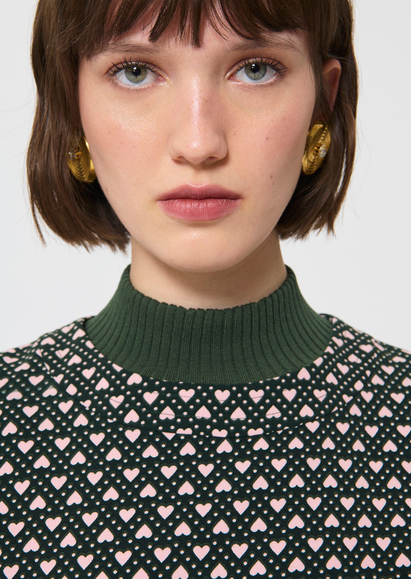 Rivanna  English green dress for women