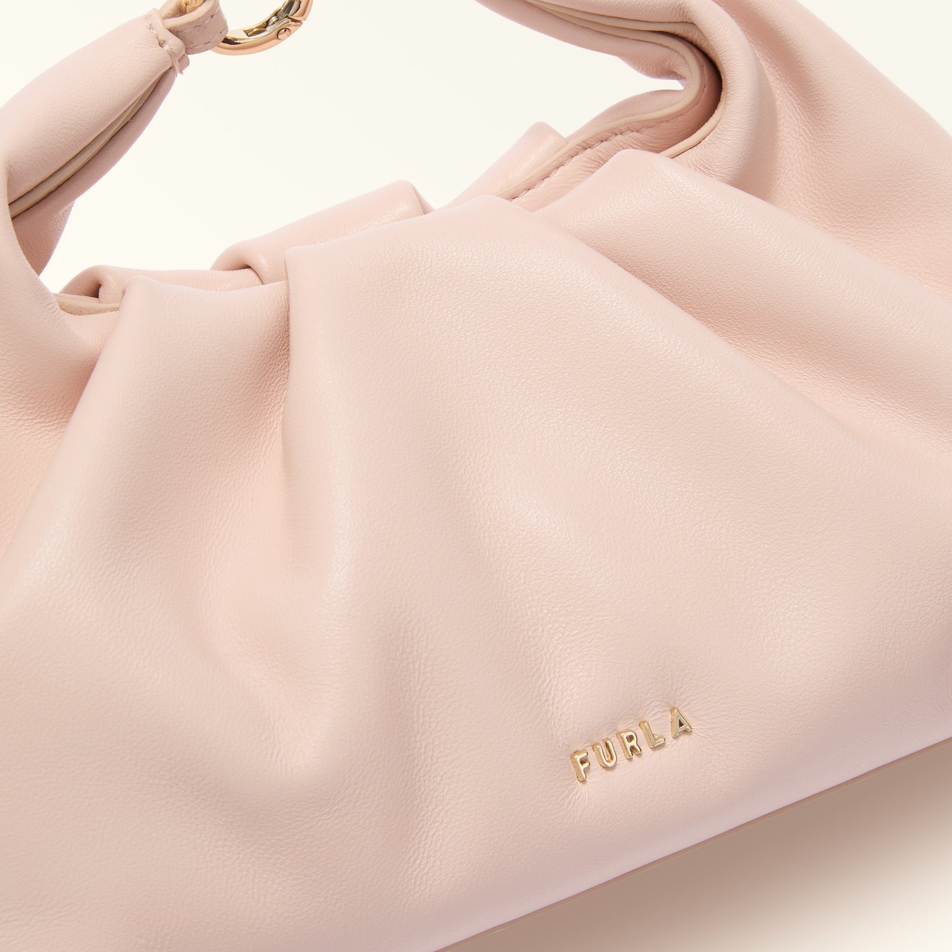 Furla Delia Mini Shoulder in Pink - Bags 