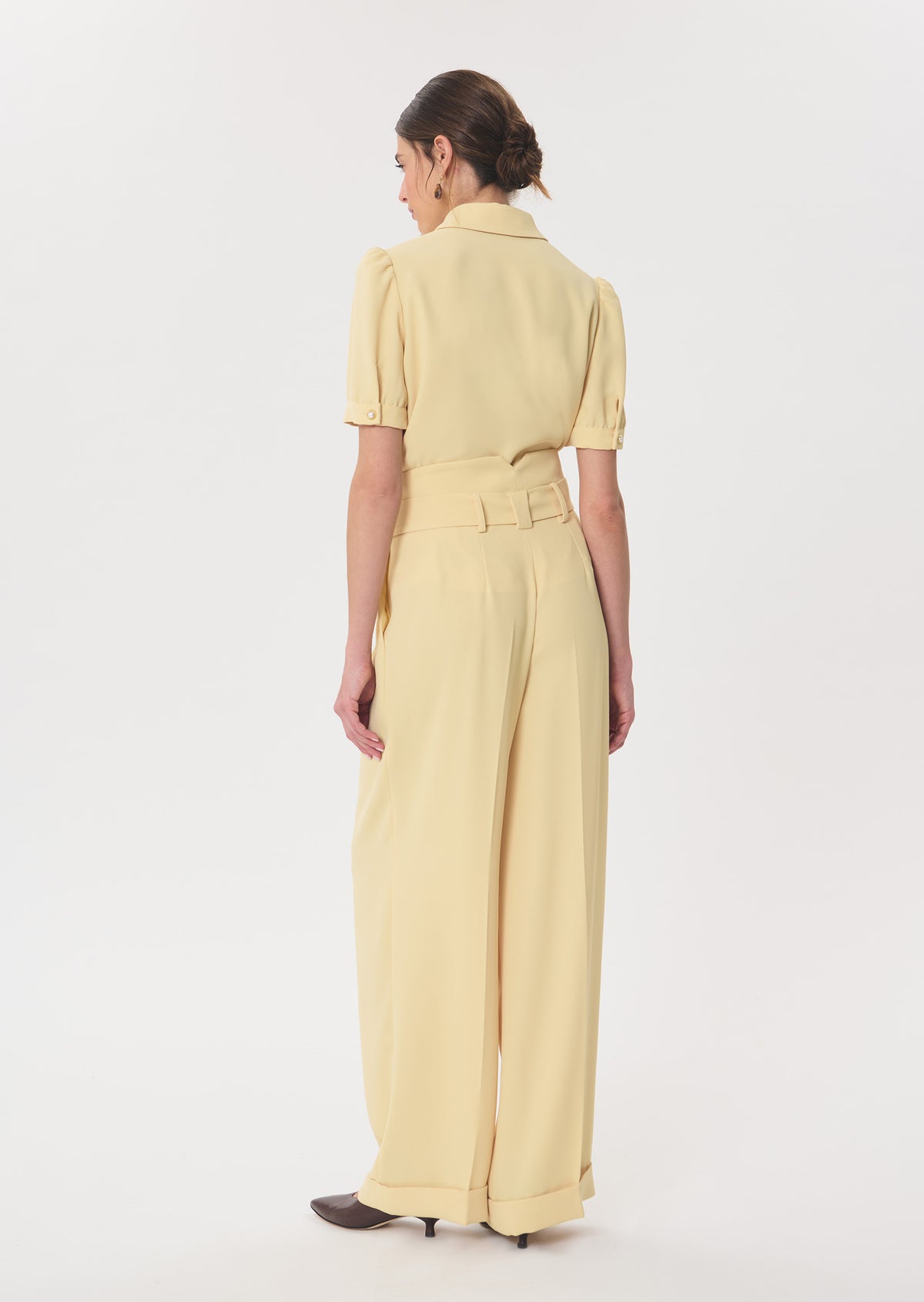 Pia trousers in vanilla by Tara Jarmon
