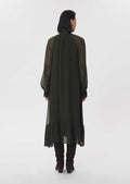 Romana dress in khaki by Tara Jarmon