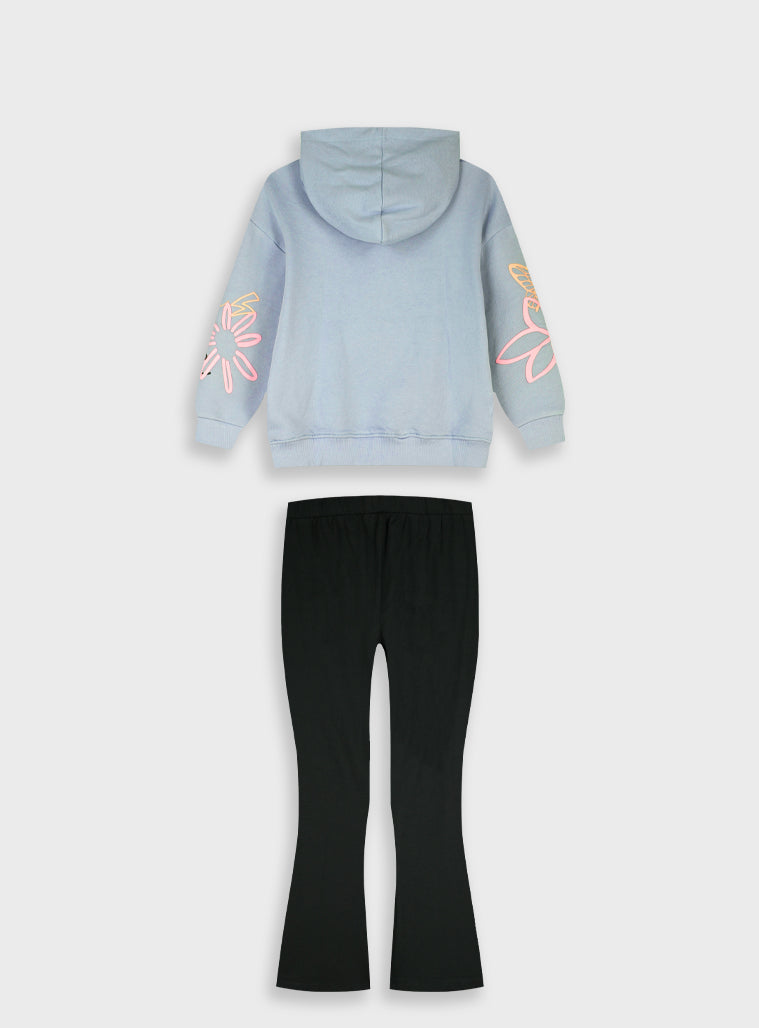Cotton Girl Set - Black