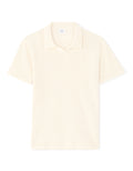Celio Cotton Blend Short-Sleeved Polo - White