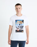 FEKALI OPTICAL WHITE SS TSHIRT - Celio lebanon
