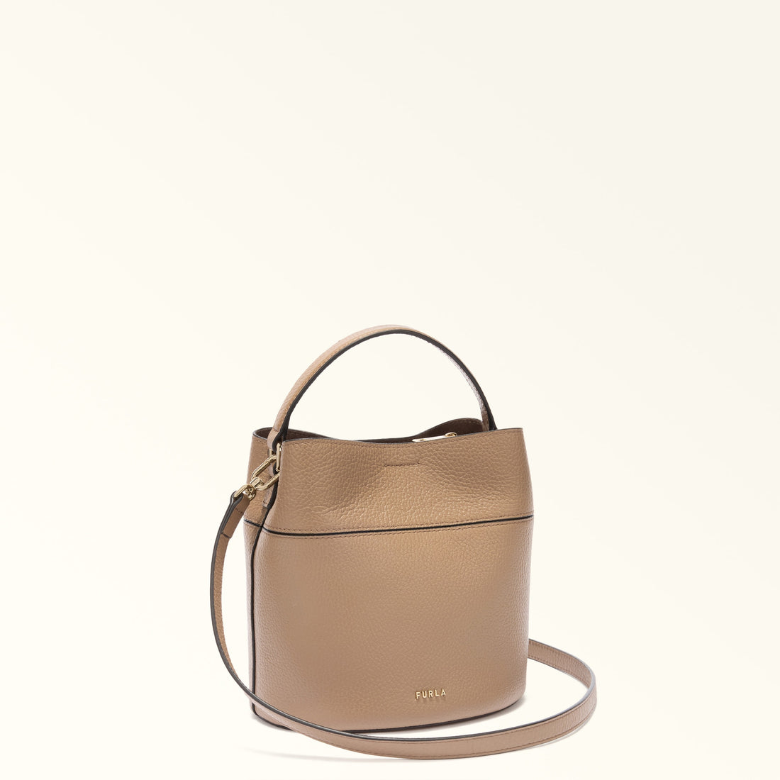 Furla Amelia Mini Bucket Bag in Brown - Bags 