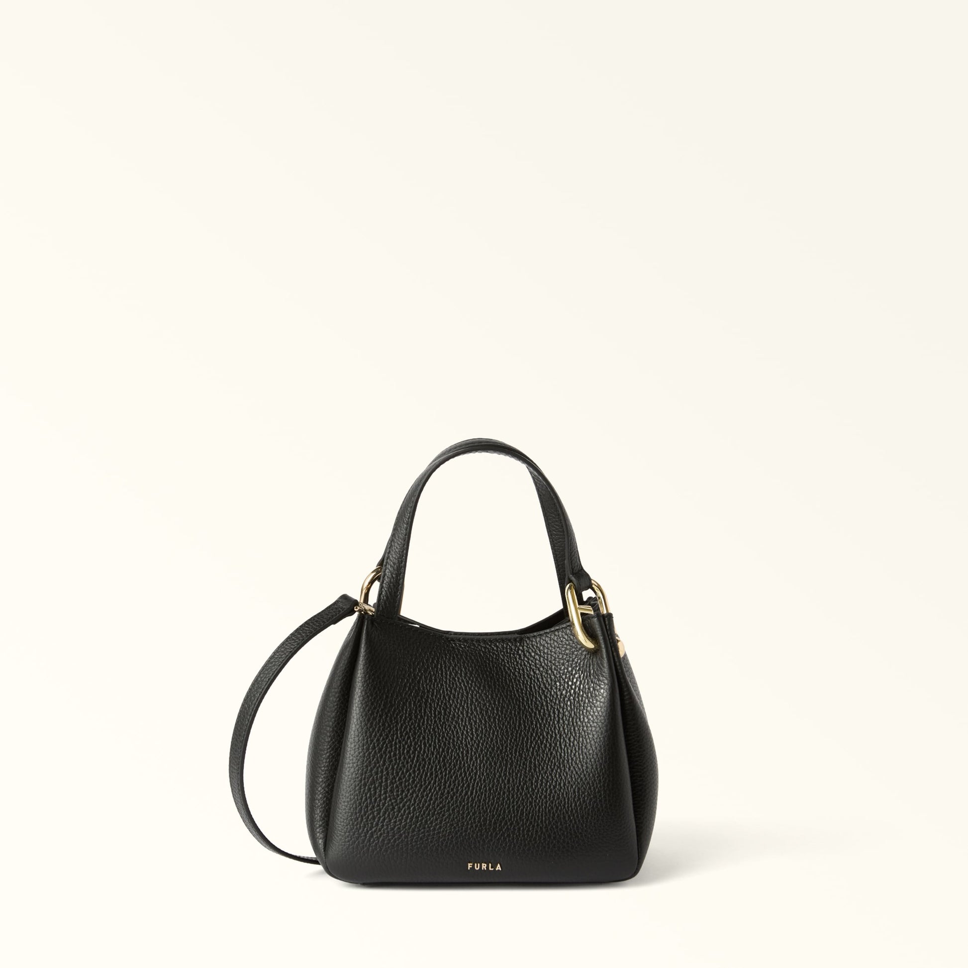 Furla Nuvola Mini Tote in Black - Bags 