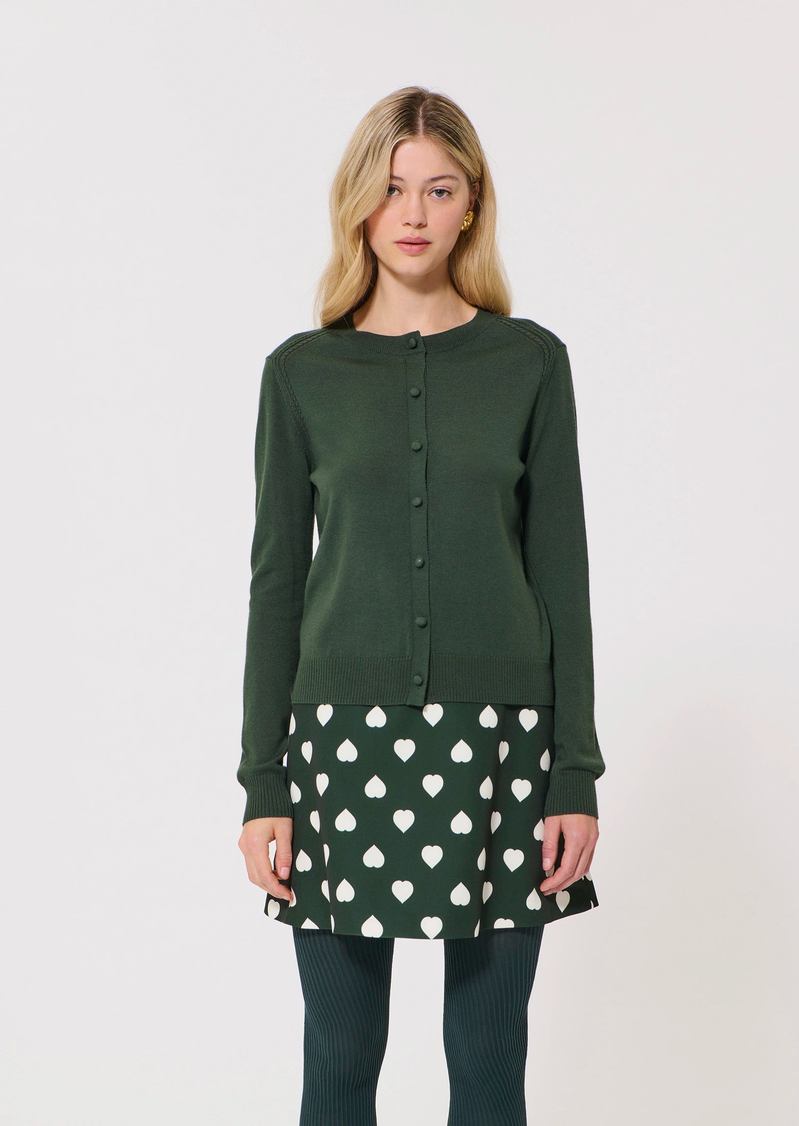 Ginno  green vest Tara Jarmon