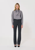 Papillon  mottled grey trousers Tara Jarmon