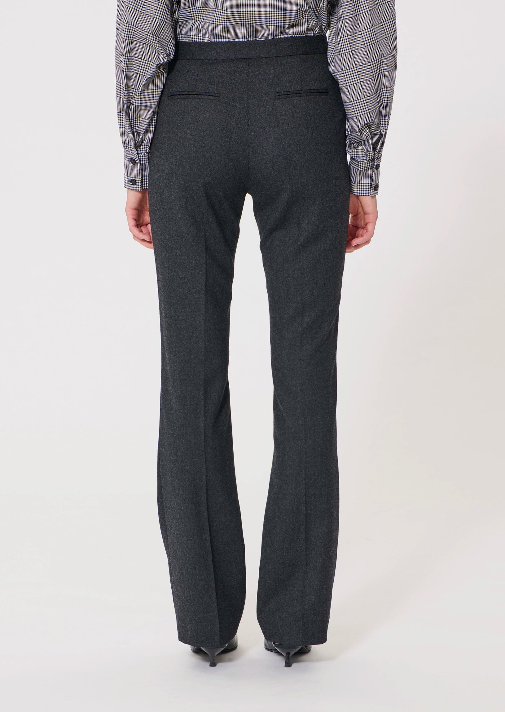 Papillon  mottled grey trousers Tara Jarmon